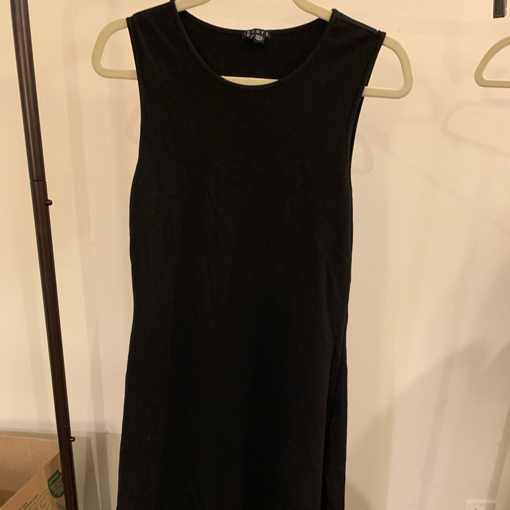 Theory maxi sleeveless dress black -M